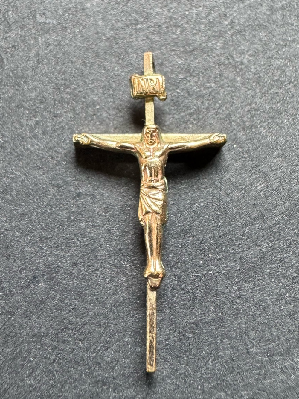 CREED 12K Gold Filled Crucifix Cross Pendant